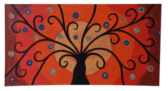 QUADRO ABORIGINAL STYLE