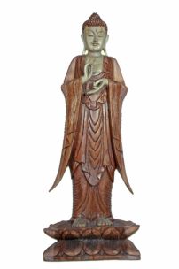 BUDDHA THAILANDESE IN LEGNO