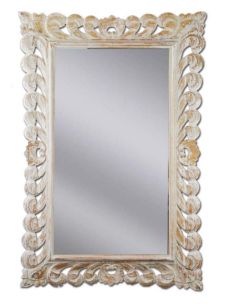SPECCHIO CM H 120X80 WHITE DECAPE'