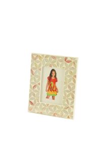 CORNICE PORTAFOTO CON MOSAICO ROSSO